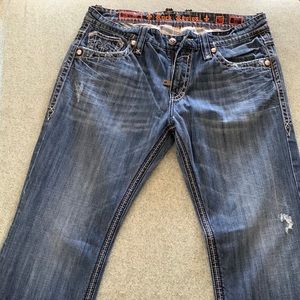 Mens Rick Revival Mick Boot Jeans Size 38